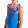 Children's one-piece swimsuit arena Kikko V Swim Pro Back blue china/calypso coral 8