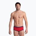 Men's arena Icons Swim Low Waist Short Solid red/navy swim briefs 4