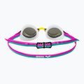 Arena Python Mirror silver/white/fuchsia swimming goggles 5