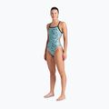 Arena Escape Challenge Back black/water blue multi women's one-piece swimsuit 2