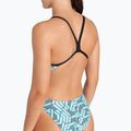 Arena Escape Challenge Back black/water blue multi women's one-piece swimsuit 5