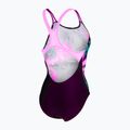 Women's one-piece swimsuit arena Imaginary Swim Pro Back black/shocking pink/multi 4