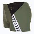 Men's arena Stripe Swim Boxers Short sage/black/multi 3