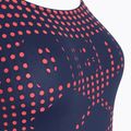 Women's one-piece swimsuit arena Foggy Dots Swim Pro Back navy / blue cosmo 3