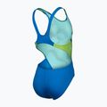 Arena Star Shaped Swim Tech L blue river/soft green/multi children's one-piece swimsuit 4