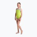 Arena Star Graphic Lightdrop Back soft green / turquoise children's one-piece swimsuit 2