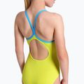 Arena Star Graphic Lightdrop Back soft green / turquoise children's one-piece swimsuit 5