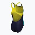 Children's one-piece swimsuit arena Light Tricks Swim Pro Back navy/soft green/multi 4