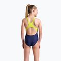 Children's one-piece swimsuit arena Light Tricks Swim Pro Back navy/soft green/multi 7