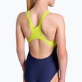 Children's one-piece swimsuit arena Light Tricks Swim Pro Back navy/soft green/multi 9