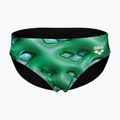 Children's arena Foam Swim Briefs black/soft green multi