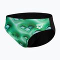 Children's arena Foam Swim Briefs black/soft green multi 3