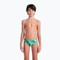 Children's arena Foam Swim Briefs black/soft green multi 5