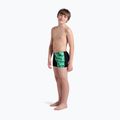 Children's swimming boxers arena Foam Swim Short black/soft green multi 6