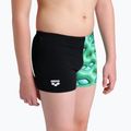 Children's swimming boxers arena Foam Swim Short black/soft green multi 8