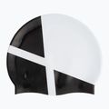 Arena Icons Team Stripe diamond / white / black swimming cap 2