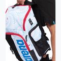 Arena Spiky III 45 l Allover fireflow / white swimming backpack 12