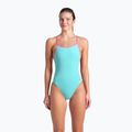 Women's one-piece swimsuit arena Lace Back Solid water/shocking pink