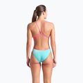 Women's one-piece swimsuit arena Lace Back Solid water/shocking pink 3