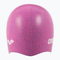 Swim cap arena Silicone Cap pink multi 4