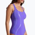 Women's one-piece swimsuit arena Ginevra Wing Back violet 8