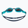 Children's swim goggles arena Air Jr Mirror silver/navy/water 4