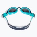 Children's swim goggles arena Air Jr Mirror silver/navy/water 3