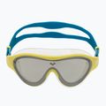 Children's swim goggles arena The One Mirror Jr silver/soft green/blue cosmo 2