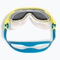 Children's swim goggles arena The One Mirror Jr silver/soft green/blue cosmo 3