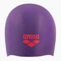 Swim cap arena Long Hair plum/bright coral 3