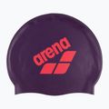 Swim cap arena Big Logo plum/bright coral
