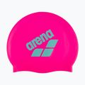 Arena Big Logo shocking pink/water swimming cap