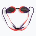 Swim goggles arena Tracks Mirror copper/plum/bright coral 3