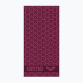 Arena Monogram towel dark purple