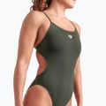 Women's one-piece swimsuit arena Ao Rev Challenge Back multicolor/dark sage 12