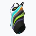 Women's one-piece swimsuit arena Water Fluids Swim Pro Back black multi/black 4