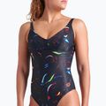 Women's one-piece swimsuit arena Abyss U Back multi black/black 8