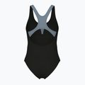 Women's one-piece swimsuit arena Control Pro Solid black/sea foam 2