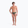 Men's arena Poseidonia Swim Briefs dark sage/artic lime 5