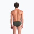 Men's arena Poseidonia Swim Briefs dark sage/artic lime 6