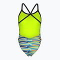 Women's one-piece swimsuit arena Racing Stripe Xcriss Cross black multi/black 2