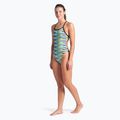 Women's one-piece swimsuit arena Racing Stripe Xcriss Cross black multi/black 6