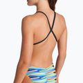 Women's one-piece swimsuit arena Racing Stripe Xcriss Cross black multi/black 9