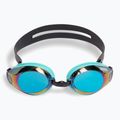 Arena Zoom X-Fit Mirror turquoise/water/black swimming goggles 2