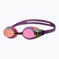 Arena Zoom X-Fit Mirror copper/bright coral/plum swimming goggles