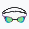 Arena swim goggles Cobra Ultra Swipe Mirror emerald/plum/cyber lime 2