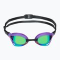 Arena swimming goggles Cobra Swipe Mirror emerald/plum/black 2