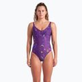 Women's one-piece swimsuit arena Abyss U Back multi plum/plum 5