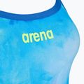 Women's one-piece swimsuit arena Tie-Dye Challenge Back Allover blue multi/royal 2