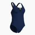 Women's one-piece swimsuit arena Control Pro Solid navy/black 3